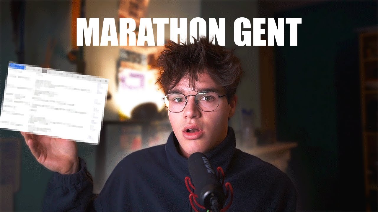 DIT IS MIJN LOOPSCHEMA VOOR DE MARATHON VAN GENT! 🏃‍♂️ - Loran Vlog 