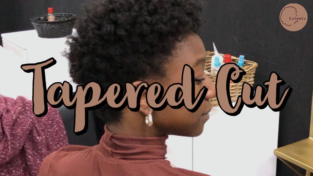 TAPERED CUT ON NATURAL 4C HAIR
