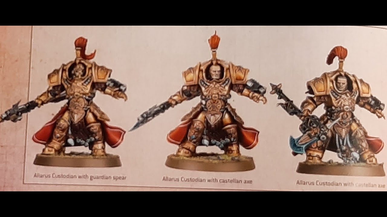 Lets Build EP 128  Adeptus Custodes Allarus Custodians for Games of 40K