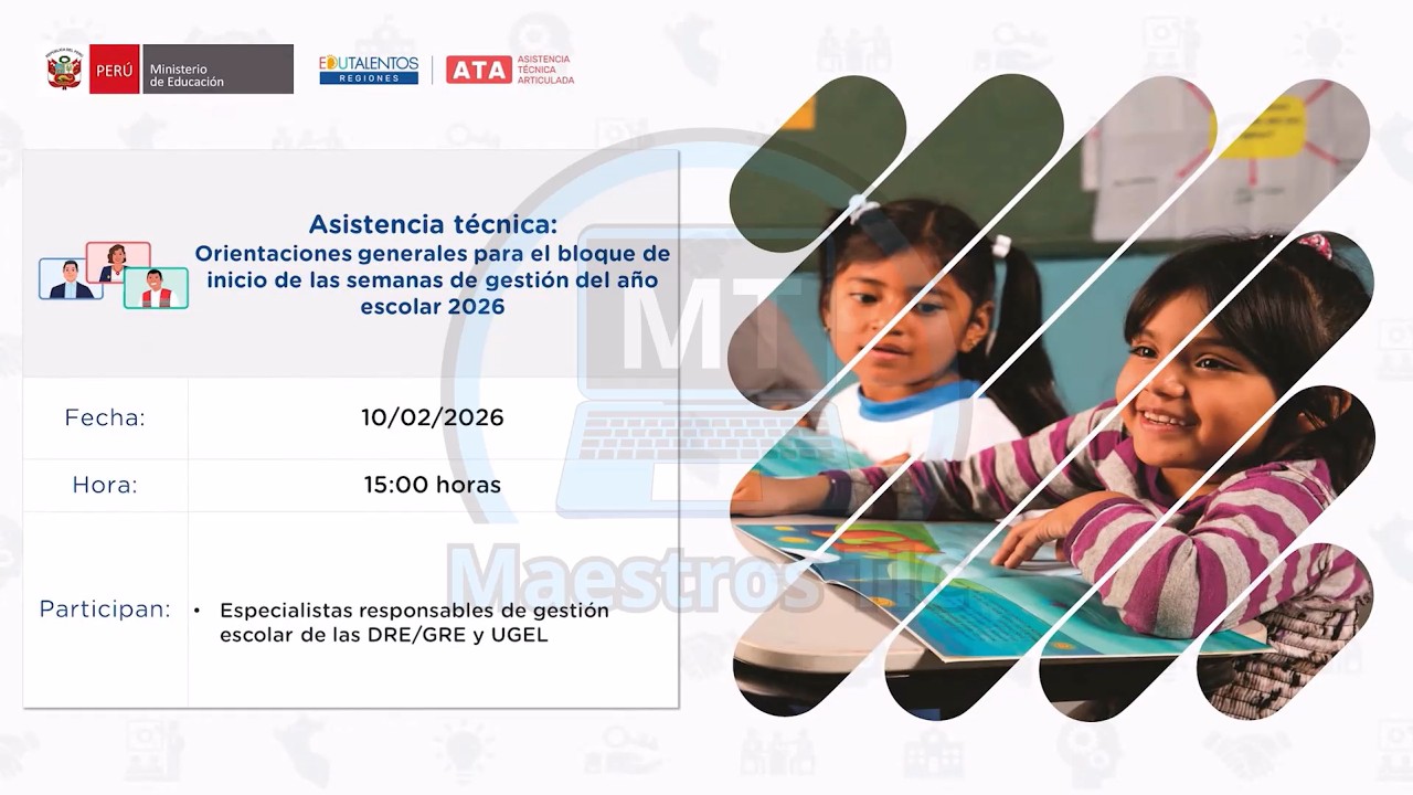 Semanas de Gestión 2026 📅 Bloque I: Inicio, Planificación y Nuevas Orientaciones Minedu 🚀