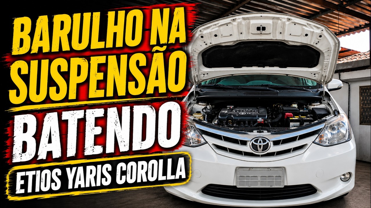 TOYOTA ETIOS COROLLA YARIS COM BARULHO SUSPENSÃO BATENDO RANGENDO/TUDO QUE FAZ BARULHO NA SUSPENSÃO!