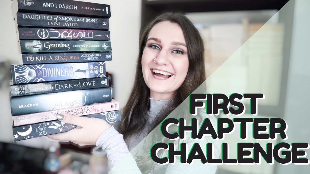 FIRST CHAPTER CHALLENGE  //  taste testing 10 books by reading their first chapters!