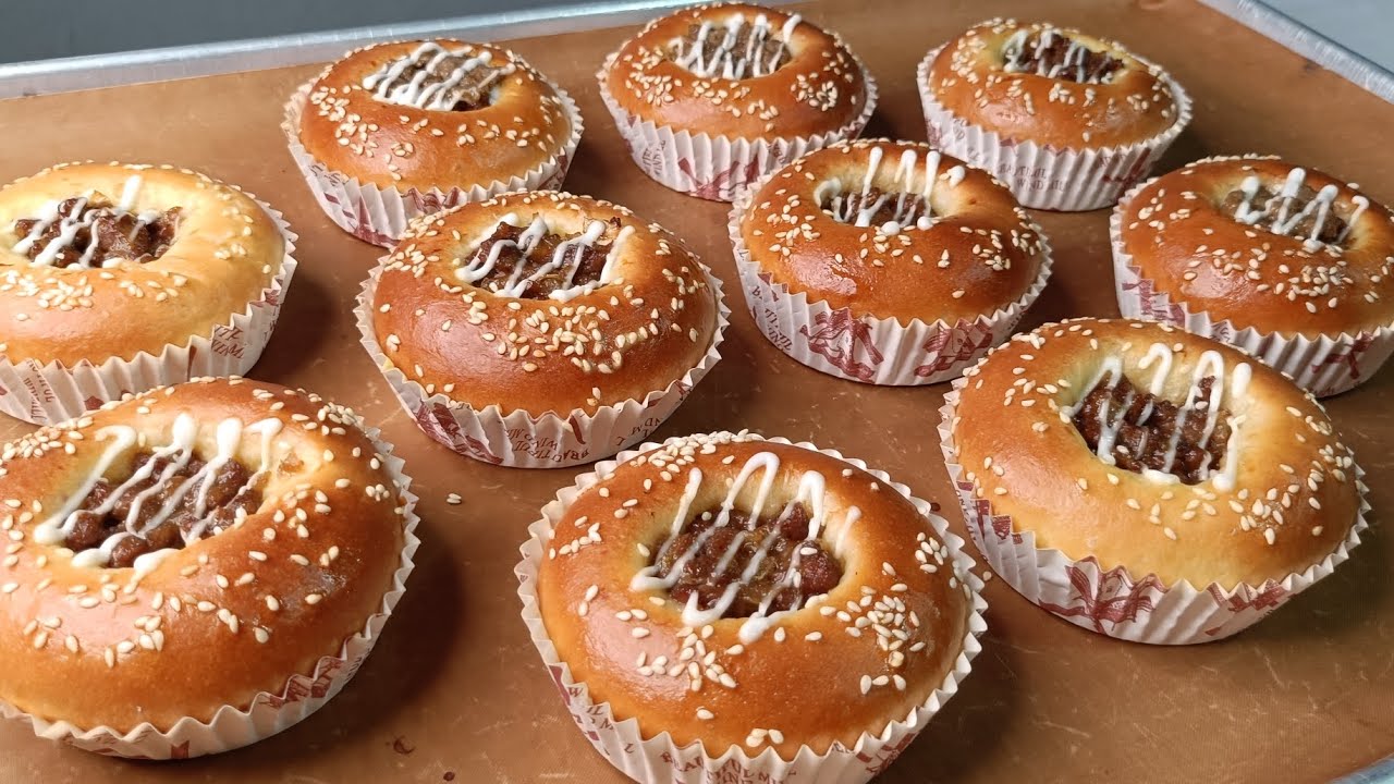 Resep ROTI ISI DAGING SAPI ala BAKERY mirip bangett!!!!