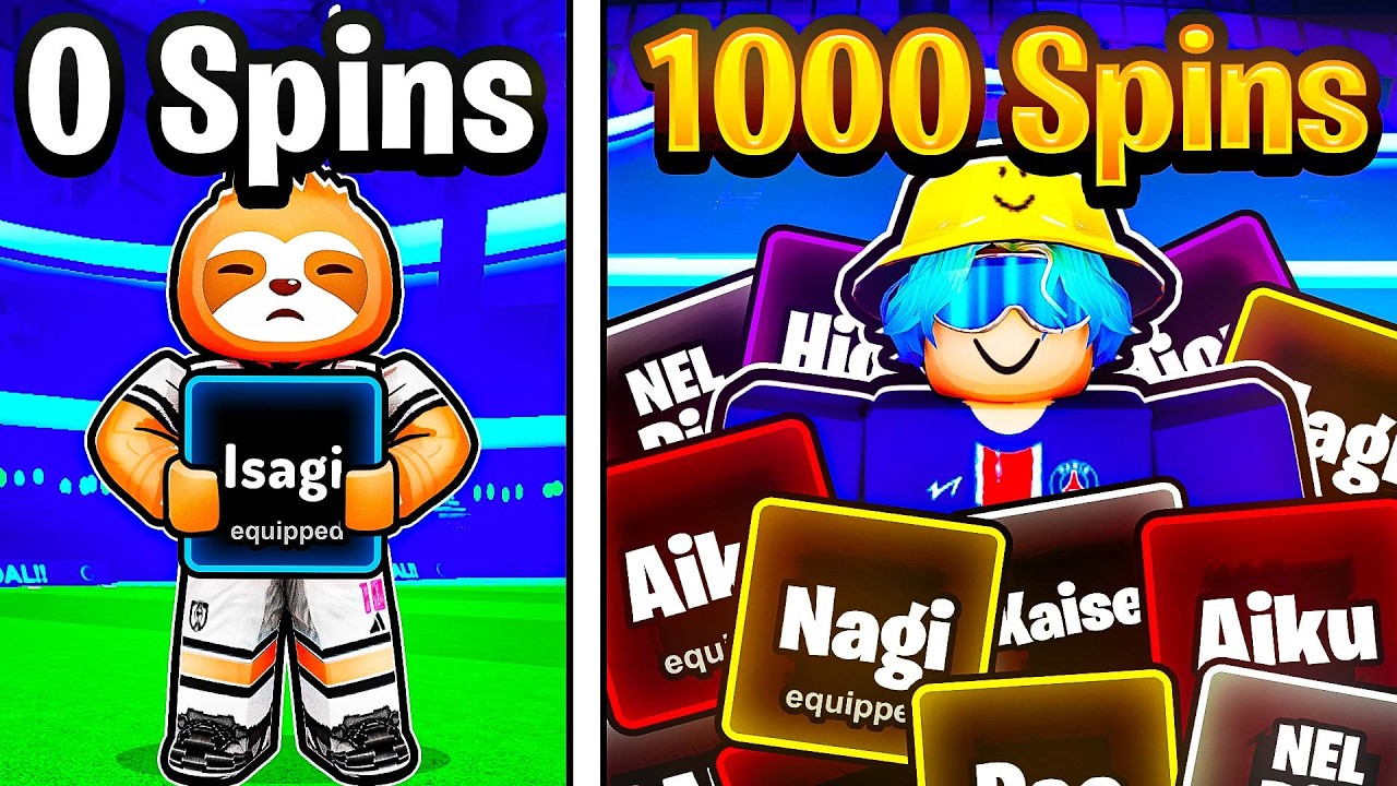 Blue Lock Rivals But You Get 1000 LUCKY SPINS (Roblox)