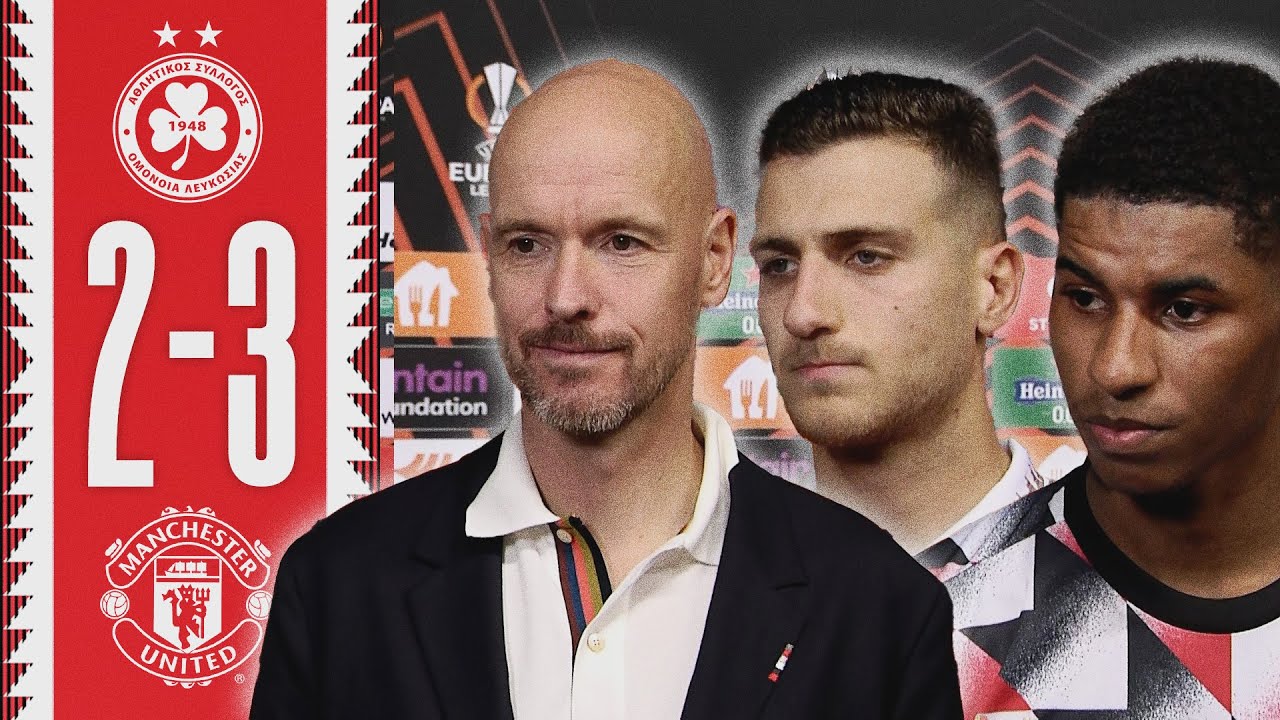 Ten Hag, Dalot And Rashford React To Win 💪 | Omonia Nicosia 2-3 Man Utd