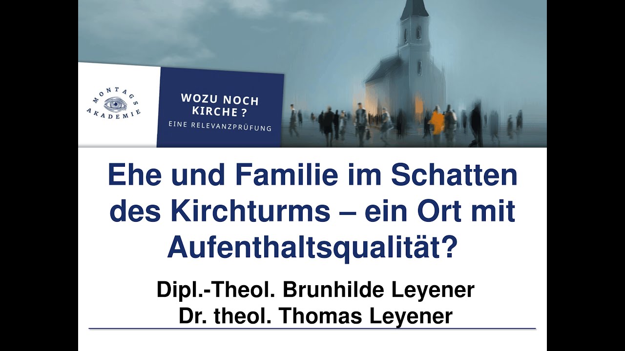 Montagsakademie am 12.01.2026 - Dipl.-Theol. Brunhilde Leyener & Dr. theol. Thomas Leyener