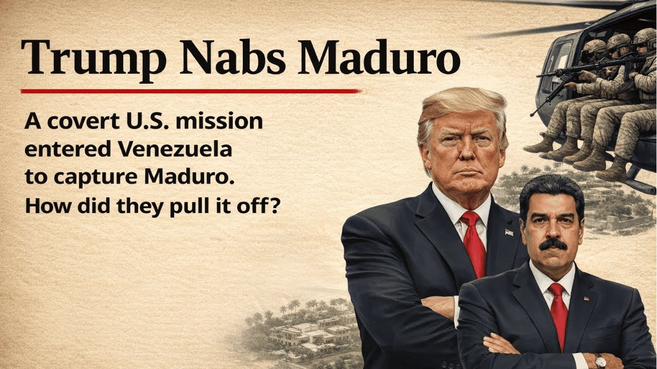 Learn English Through Story: Trump Catches Maduro – Graded Reader (Level 2)