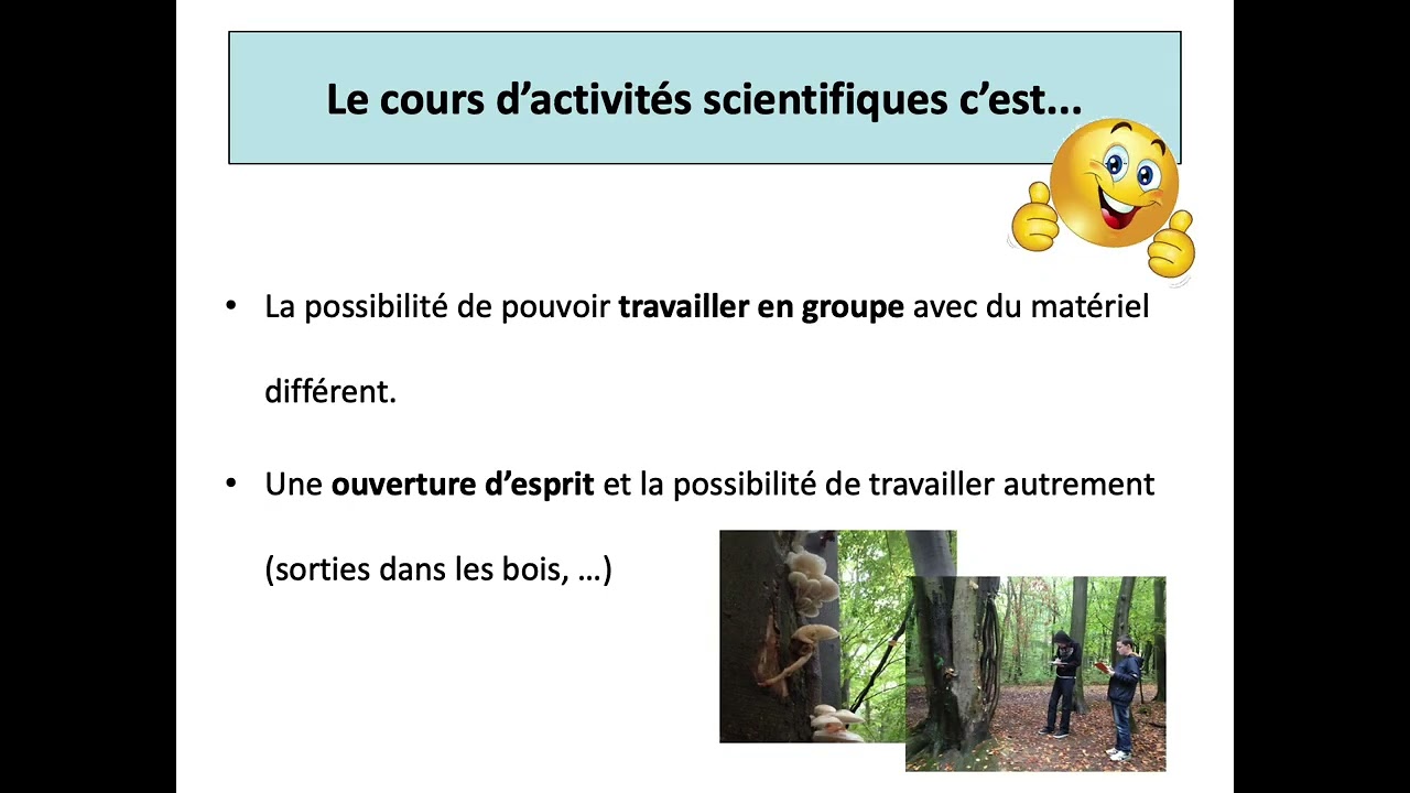 AR Air Pur de Seraing - JPO 2022 - Pr&eacute;sentation Option scientifique