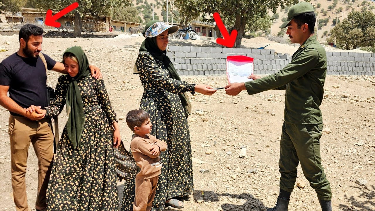 The arrival of the police and the final warning for Asghar, Asghar's arrival to her family