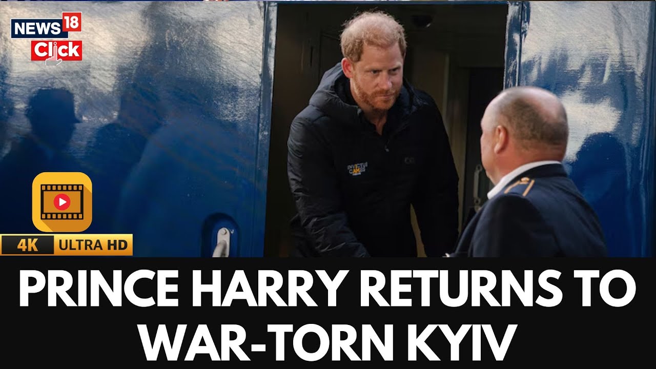 Prince Harry Arrives In Kyiv To Meet With Wounded Ukrainian War Veterans | Ukraine War | 4K | N18G
