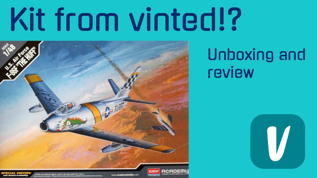 I got this kit on Vinted! Bargain??| Academy 1/48 F86F “the Huff” unboxing and review 