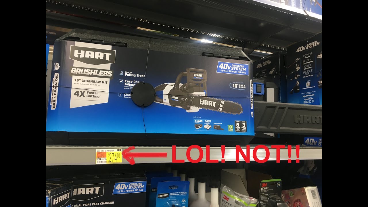 Walmart Clearance Hart 40v Brushless 16
