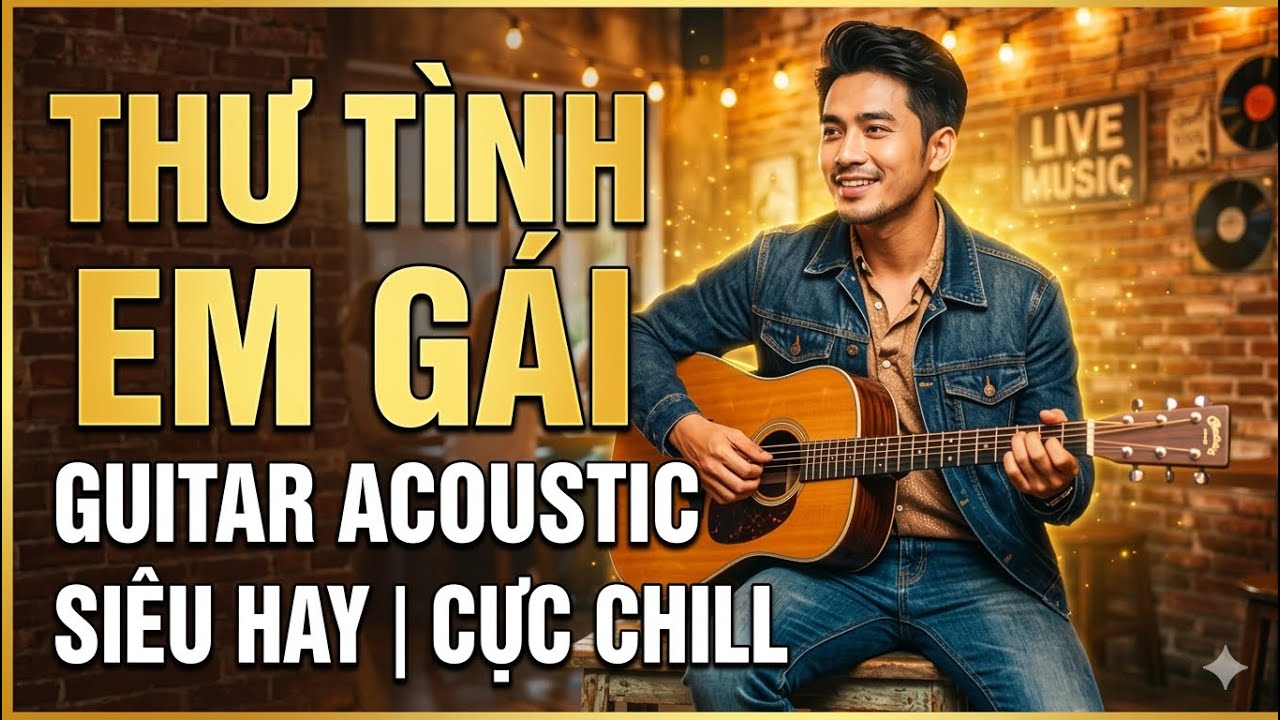 Đỉnh Cao Guitar Acoustic: Thư Tình Em Gái (Thư từ thành đô em gửi đi) - ST: Quý Phi | Ca sĩ: PhongAI