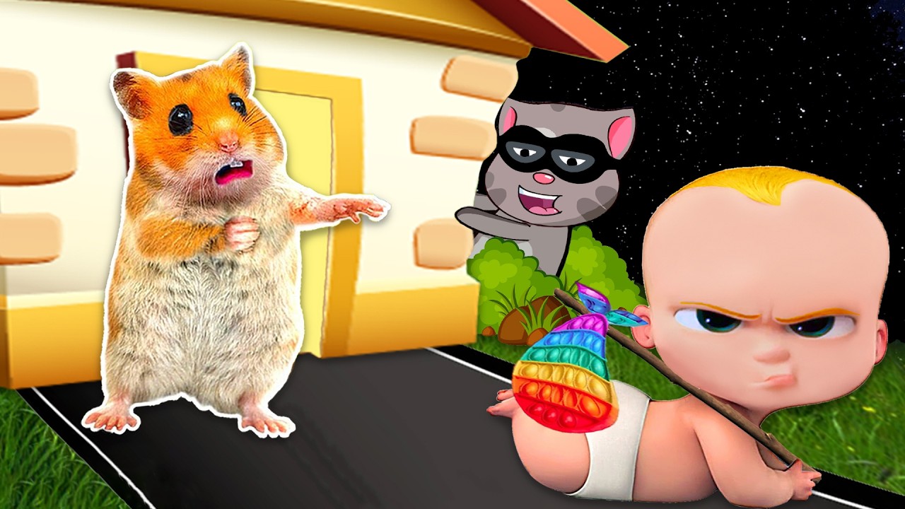 Baby Boss Runs Away From Home?! What Happened? | SAD Stories | Hamster Story Land