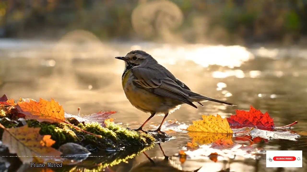 Meditación Profunda Y Descanso Con Sonidos De Bosque Río Pájaros Y Cascada Suave