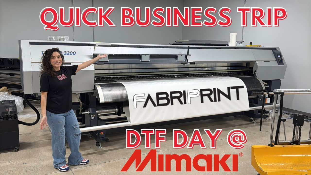 Exploring Fabriprint & Mimaki in Irving, TX + DTF Printing with Jeremy from DTF Superstore
