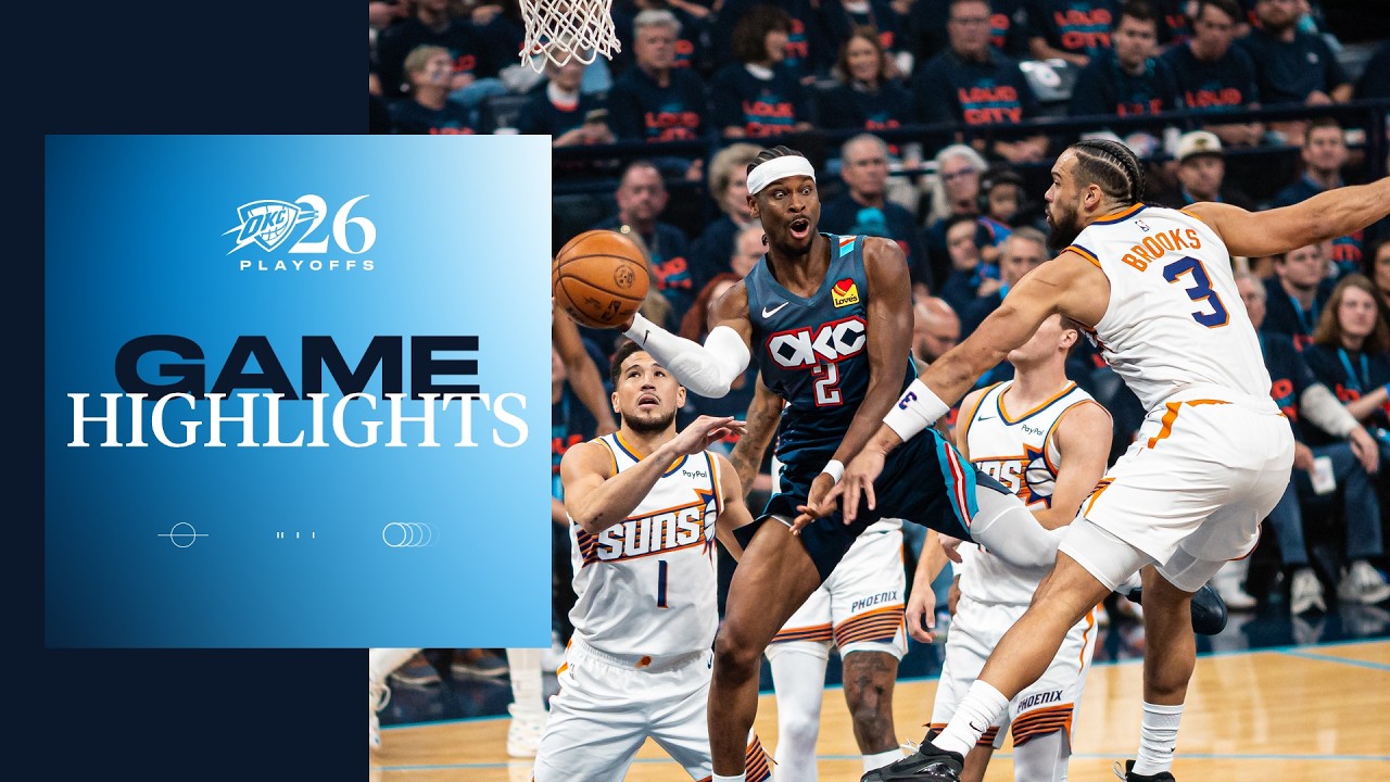 OKC Thunder vs Phoenix Suns | Playoffs | Round 1 Game 2 | Game Highlights | April 22, 2026