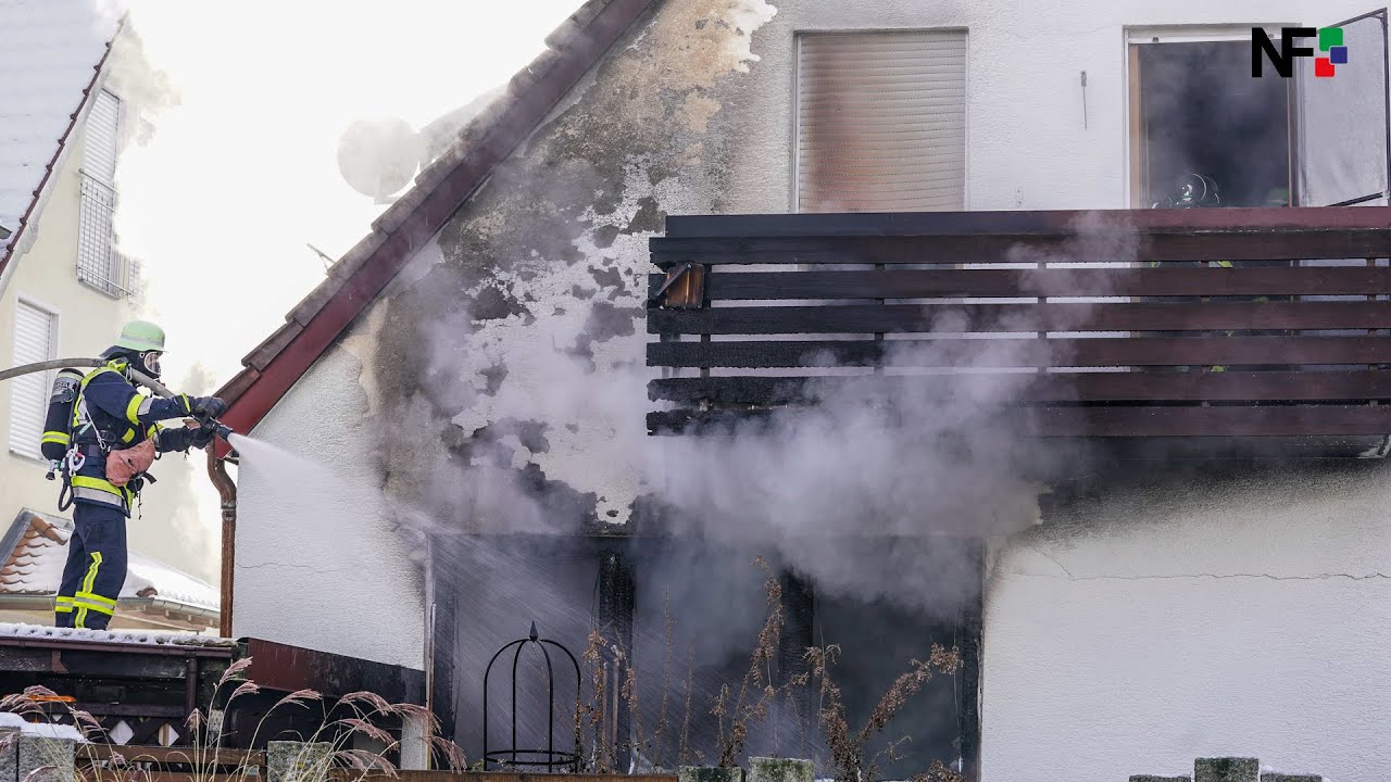 18.12.2022 - Gebäudebrand fordert eine verletzte Person