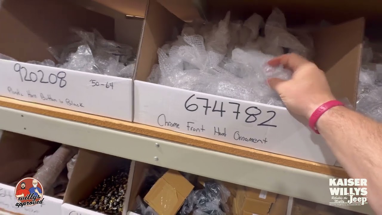 Willys Jeep Parts Highlight: New Warehouse Tour - NOS & USA Made