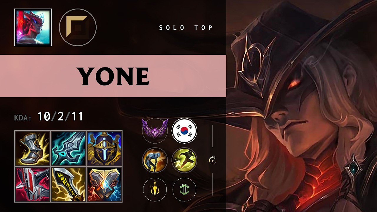 Yone Top vs Naafiri - KR Master Patch 26.15