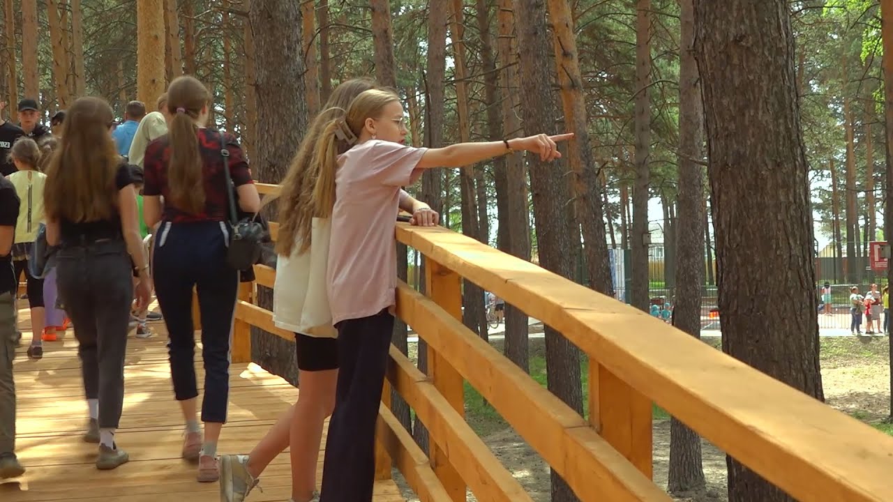 Открытие городского сада в г. Асино