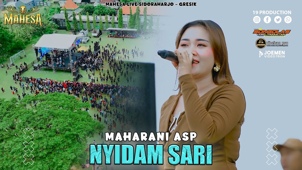 Maharani Asp - Nyidam Sari I Mahesa music live stadion putra raharja - kedamean