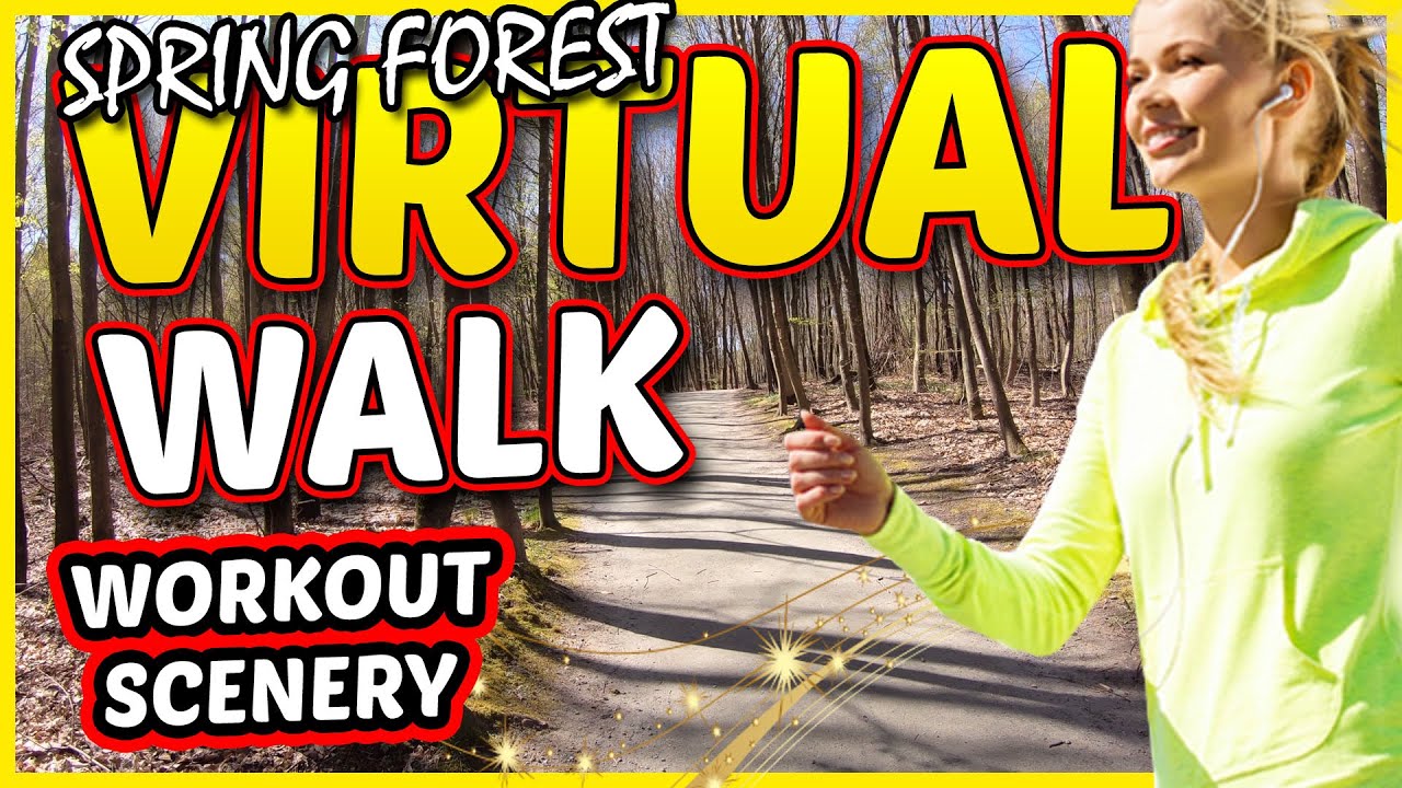 Spring Forest Treadmill Walk 🌸 | Relaxing Virtual Walking Workout