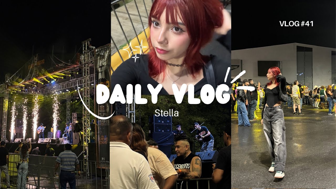 acompáñame a un concierto: vlog⁺˚⋆｡°✩