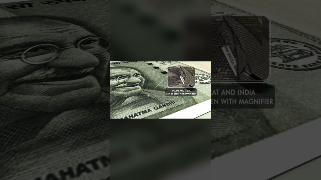 Did You Know About This 500 Rupee Note Security Feature? #curious #fact #3danimation #3dvideo