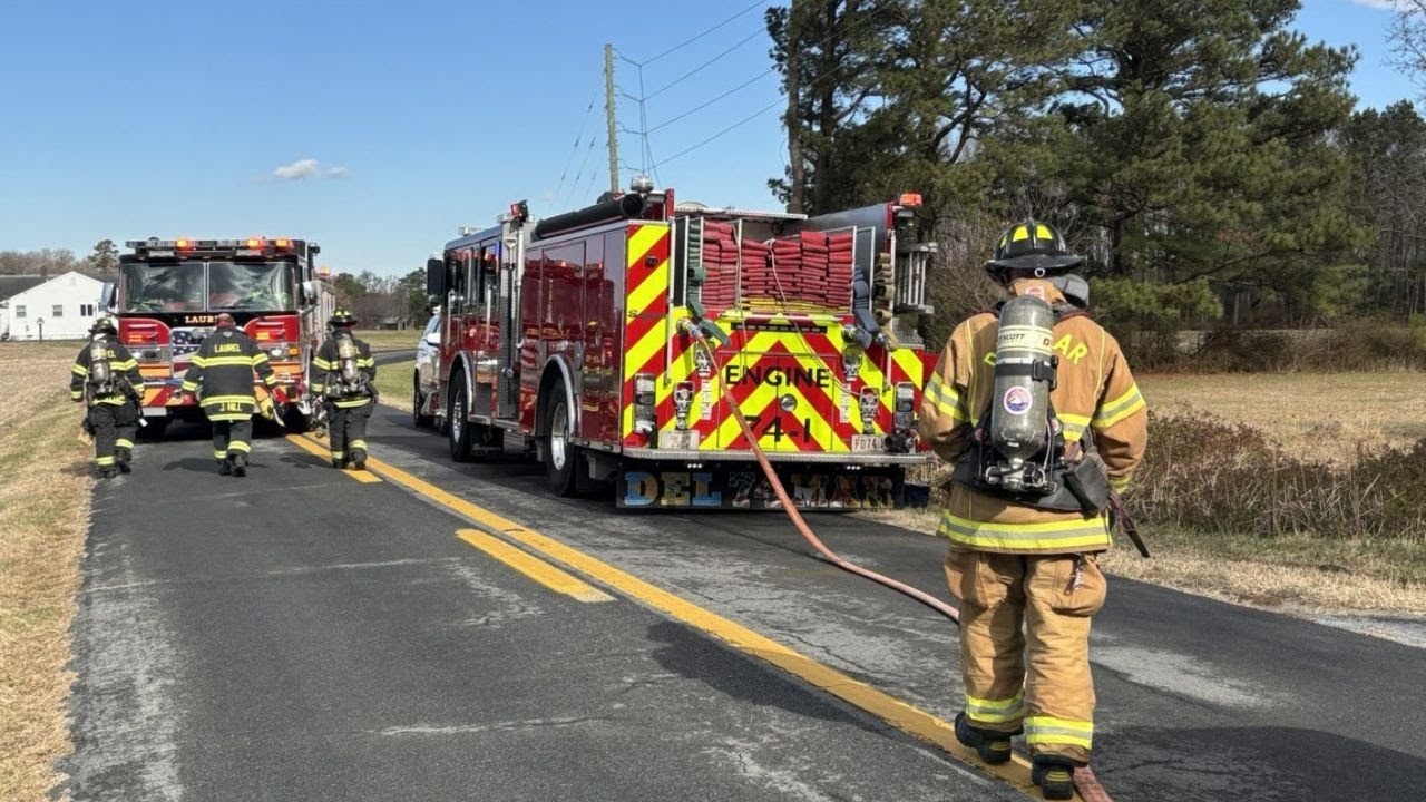 Seagrave Engine 74-1 & Peterbilt Tanker 74-5 reported house fire