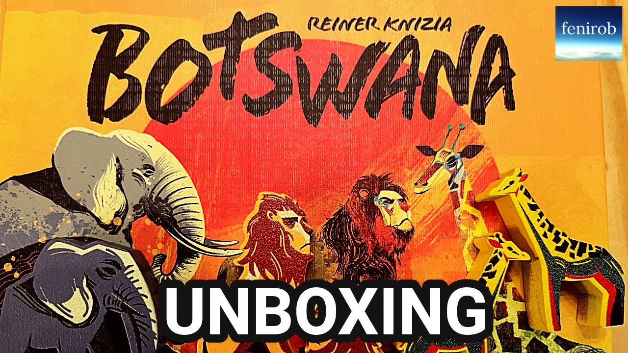 Botswana Board Game | 25th Century Games | Unboxing (No Talking)