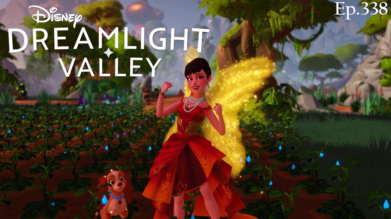 Disney Dreamlight Valley | Ep.338|Gardening with Lady and Final Lucky You Tasks!
