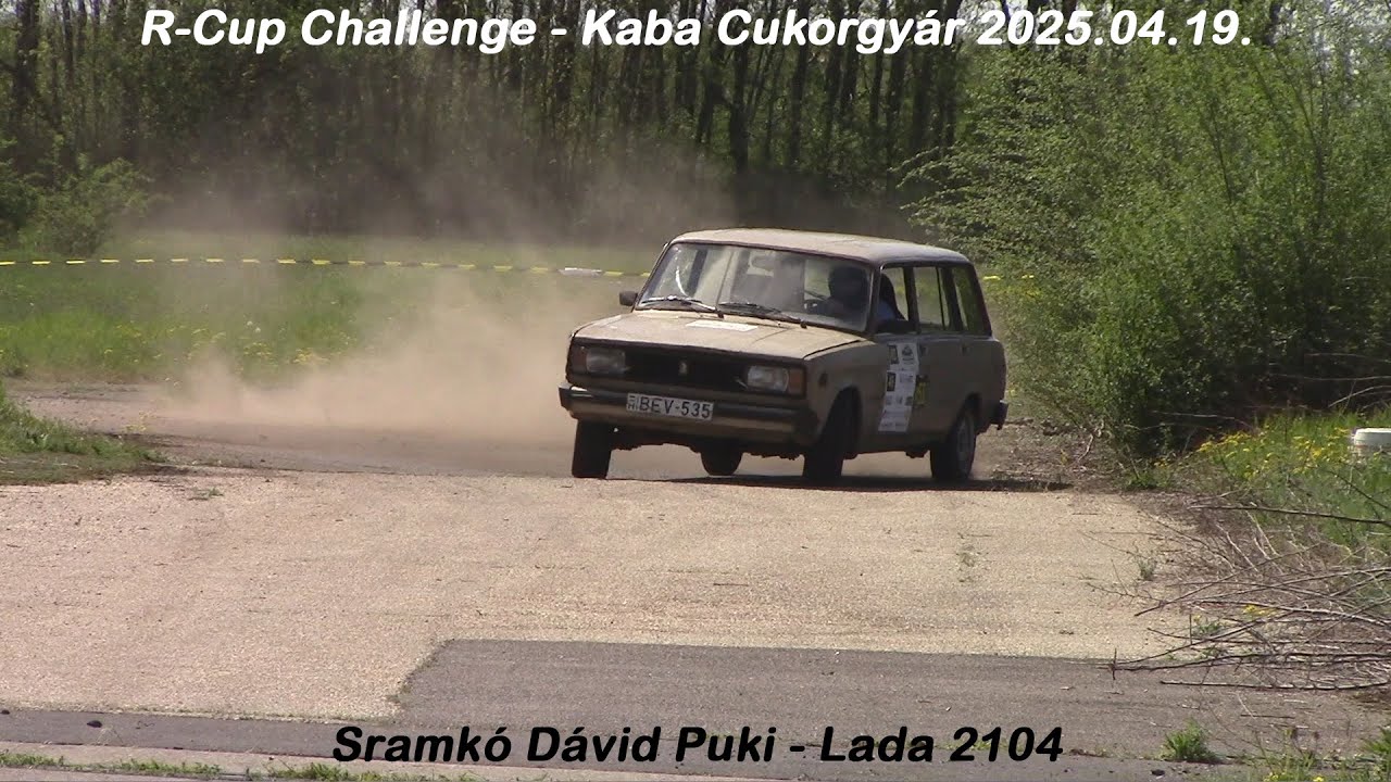 Sramkó Dávid Puki - Lada 2104 R-Cup Challenge - Kaba Cukorgyár 2025.04.19.