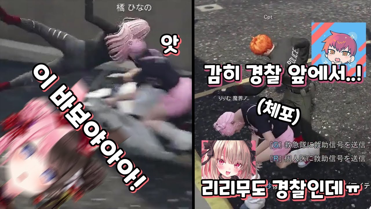 악질경찰 마카이노 리리무 검거【VCR GTA】