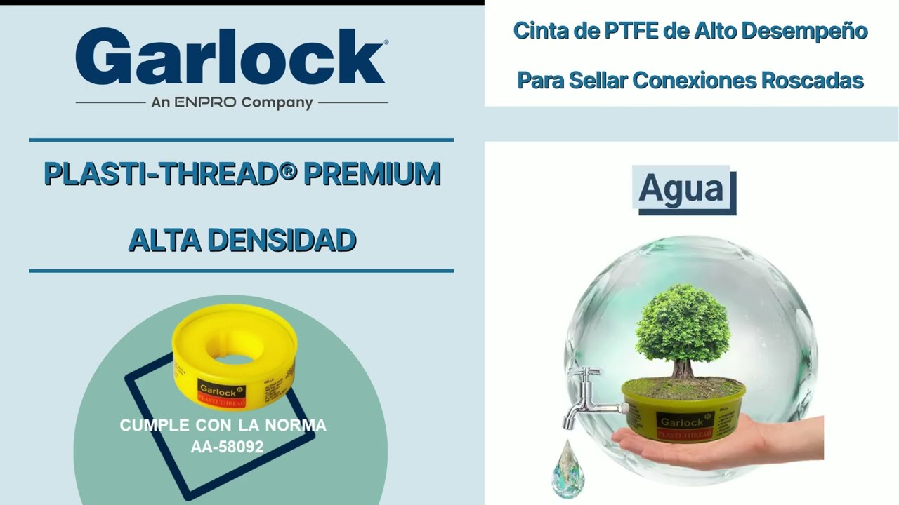 Prueba de burbuja: Cinta de PTFE premium de alta densidad PLASTI-THREAD® vs. cinta convencional