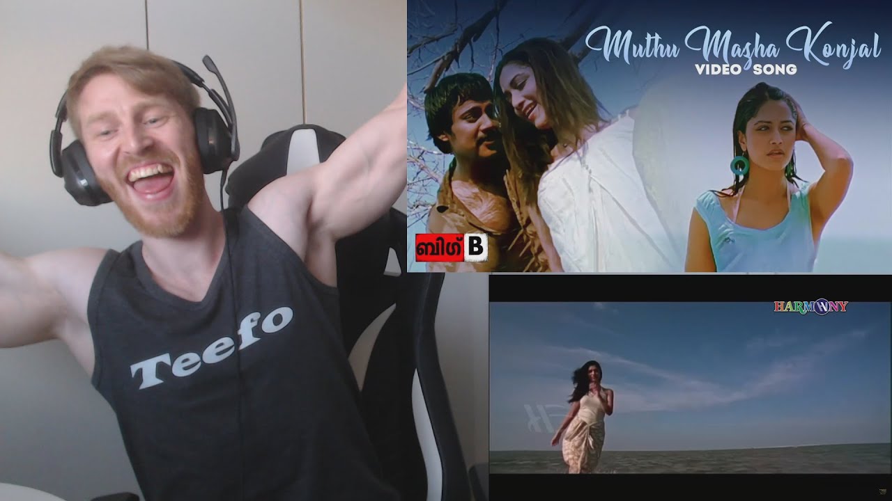 Muthu Mazha Konjal Pole Video Song | Big B • Reaction By Foreigner | Mamta | Amal Neerad |
