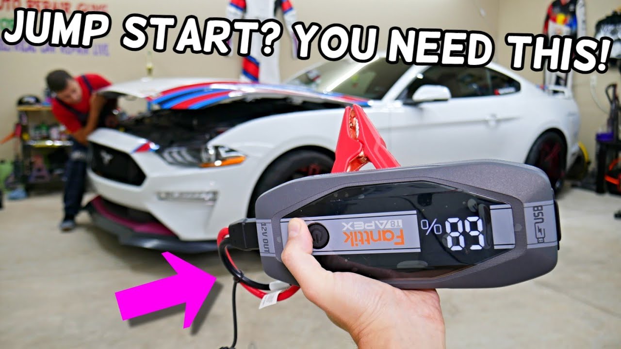 FORD MUSTANG DEAD BATTERY, HOW TO JUMP START FORD MUSTANG