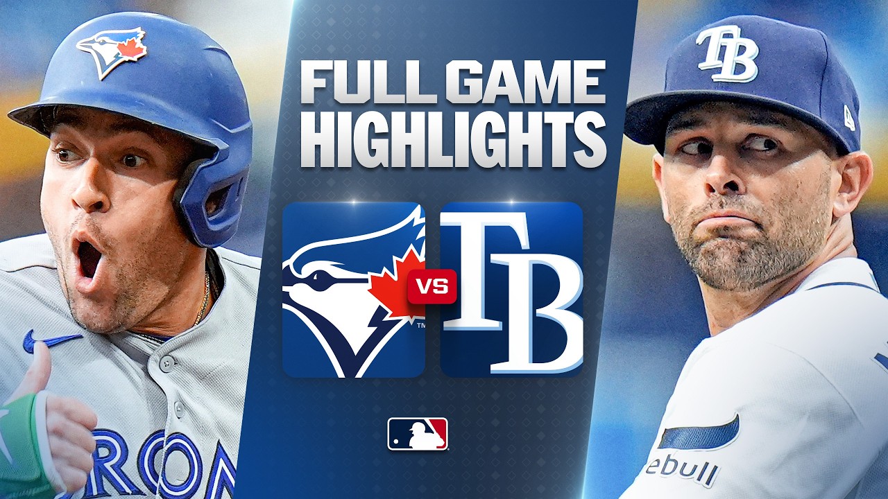 BLUE JAYS против RAYS: Официальный обзор полной игры (18 августа) | Сезон MLB 2026