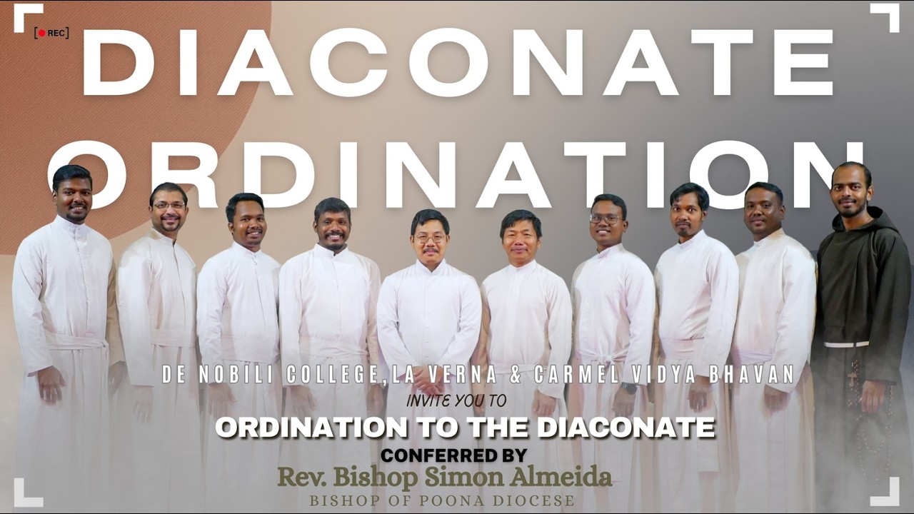 Diaconate Ordination 2026 (De Nobili College chapel, Pune)