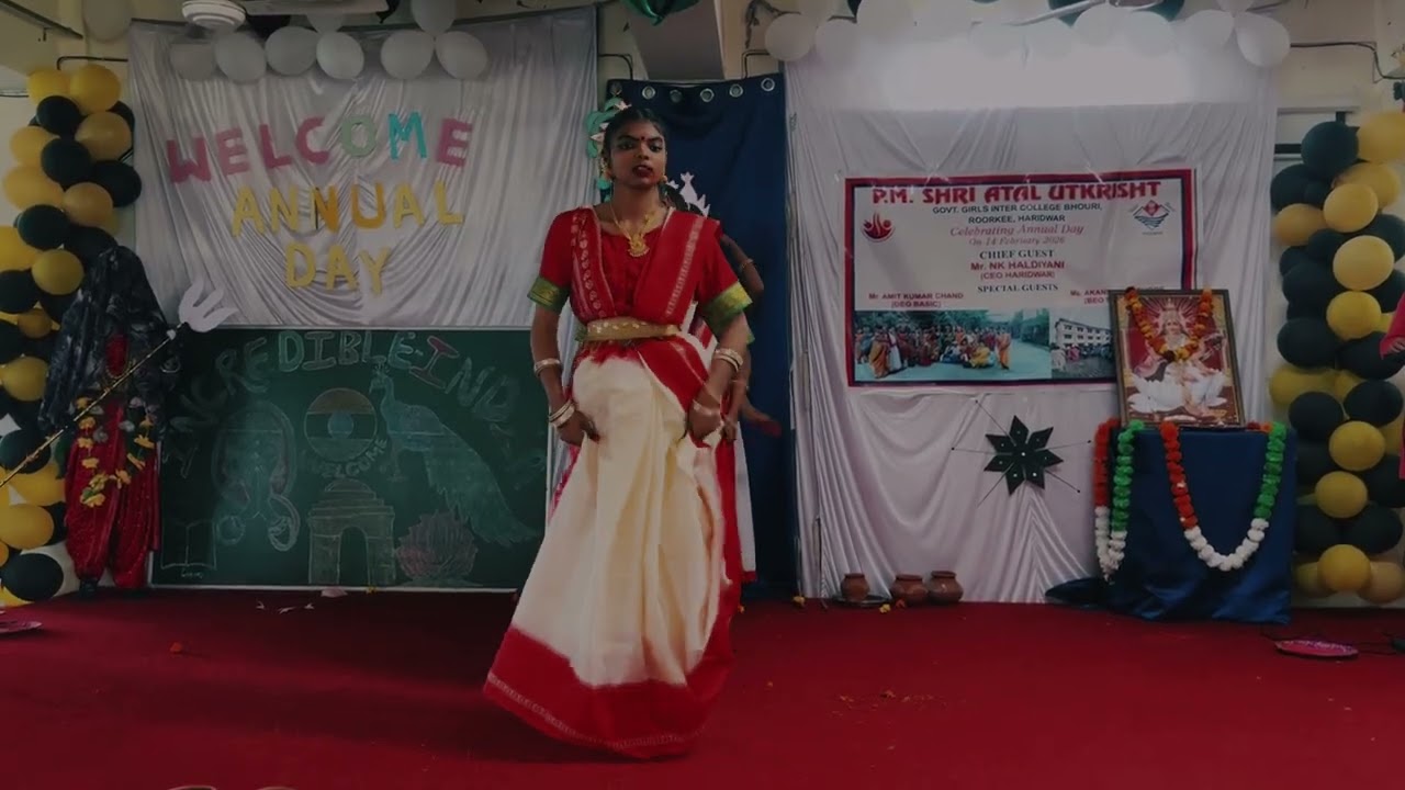 Bengali dance with￼ Dhannu chi….school annual function #dance #schooldance #annualfunction #students