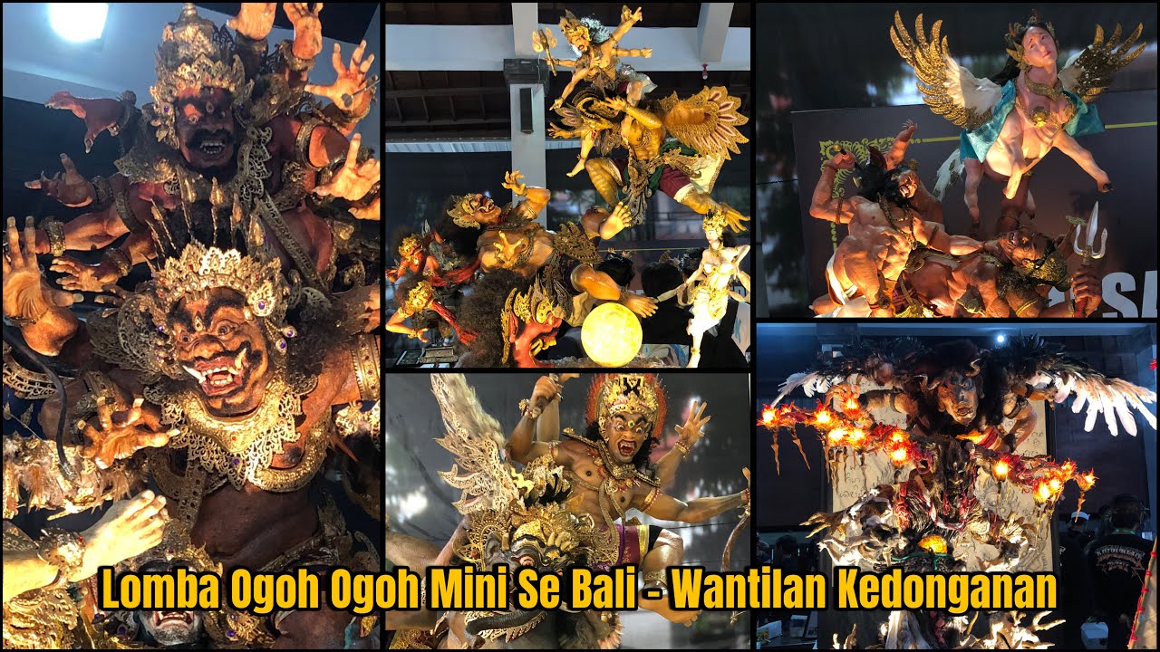 Makin Keren !! Lomba Ogoh Ogoh Mini Se-Bali Di Wantilan Kedonganan !!
