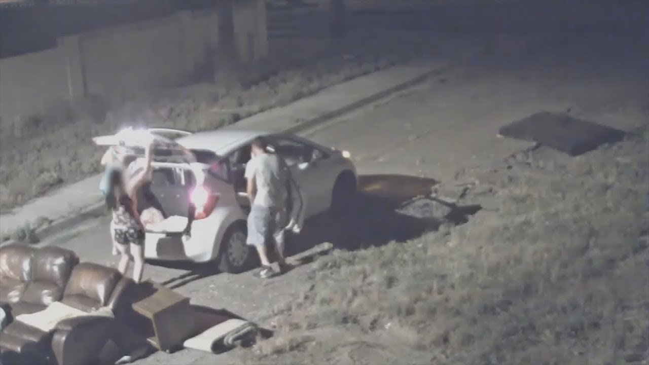 SURVEILLANCE VIDEO: Camera catches group illegally dumping in Phoenix