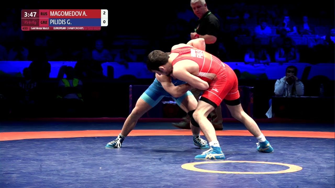GOLD FS - 61 kg: A. MAGOMEDOV (RUS) v. G. PILIDIS (GRE)