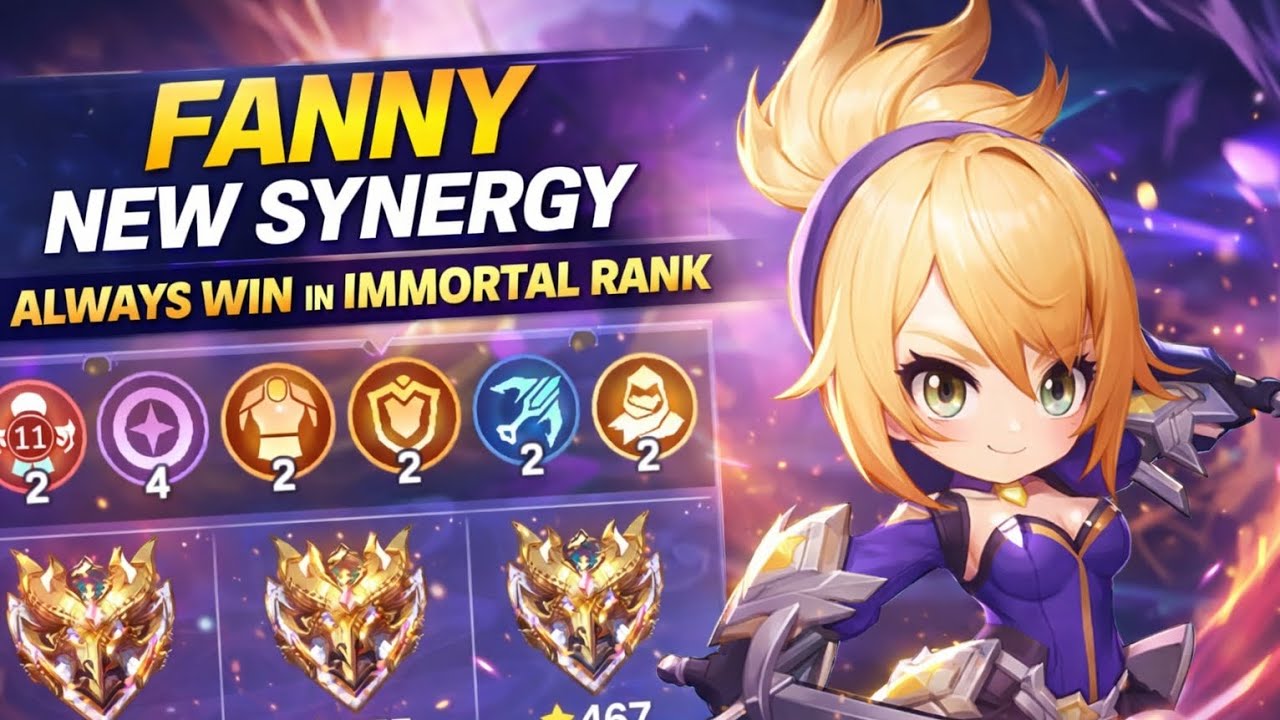 This FANNY Synergy Is BROKEN 😱 | 100% Win in Immortal Rank | Magic Chess