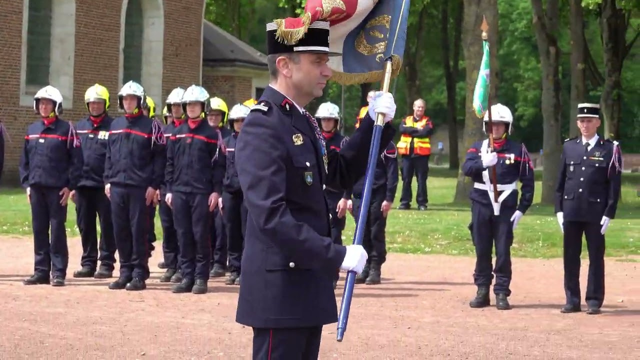 Passation de commandement du corps départemental des sapeurs-pompiers du Pas-de--Calais
