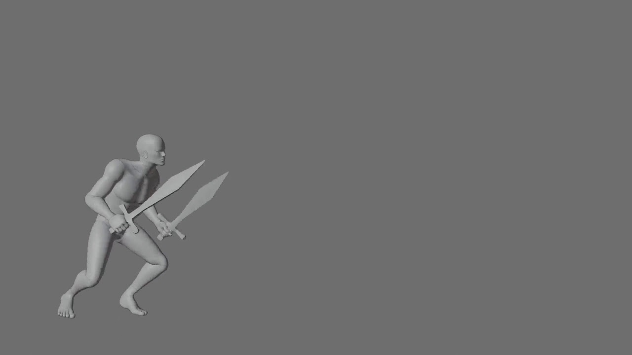 mmorpg character animation for game