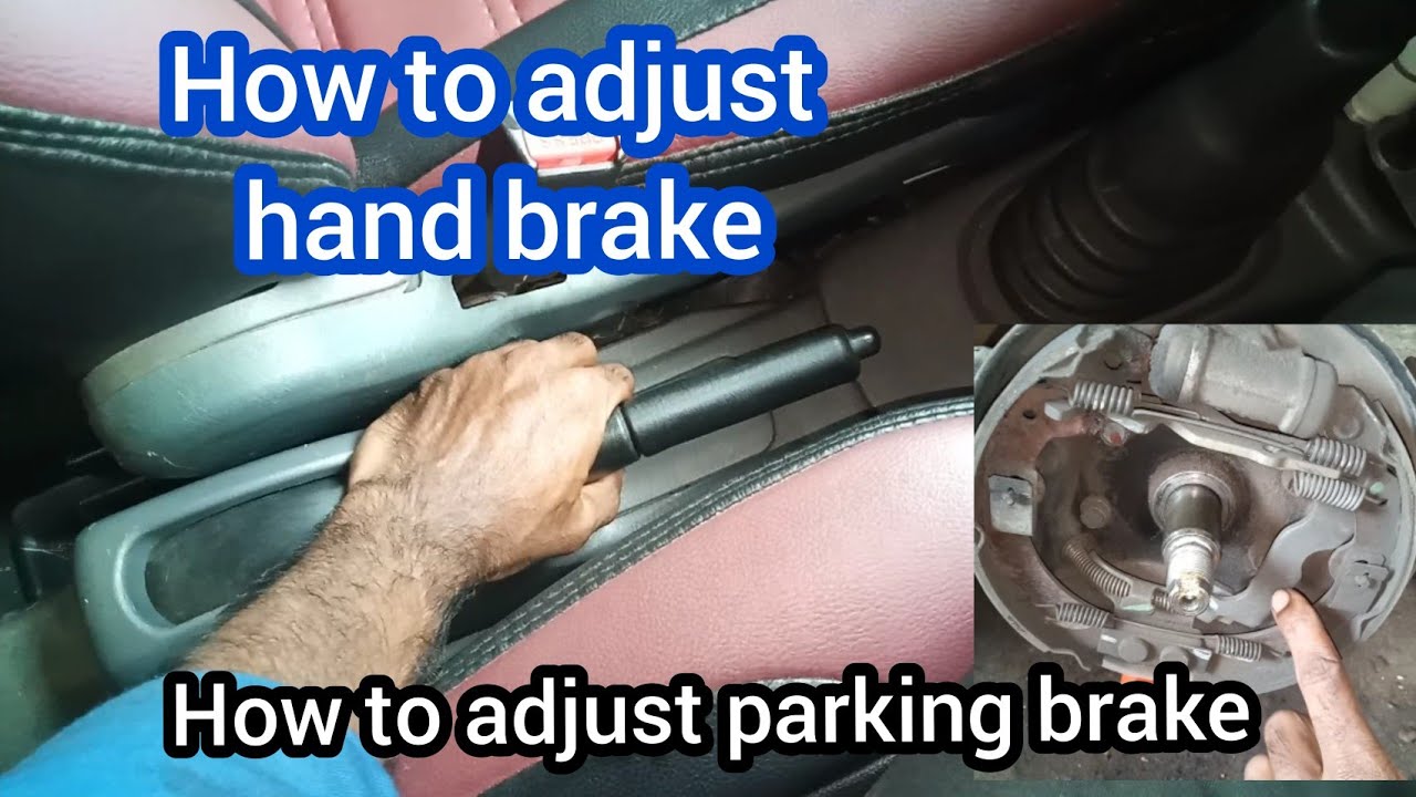 maruti suzuki alto hand brake setting // how to adjust hand brake