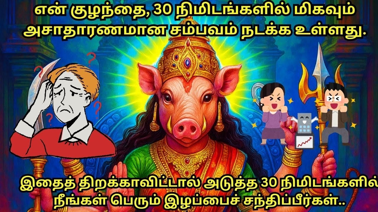 என் குழந்தை, 30 நிமிடங்களில் மிகவும் அசாதாரணமான சம்பவம் நடக்க உள்ளது.#varahi  #tamil #trending