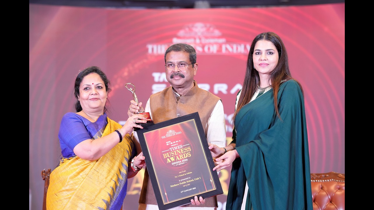 Mother’s Public School Wins No. 1 School in Odisha | Times Business Awards 2026.