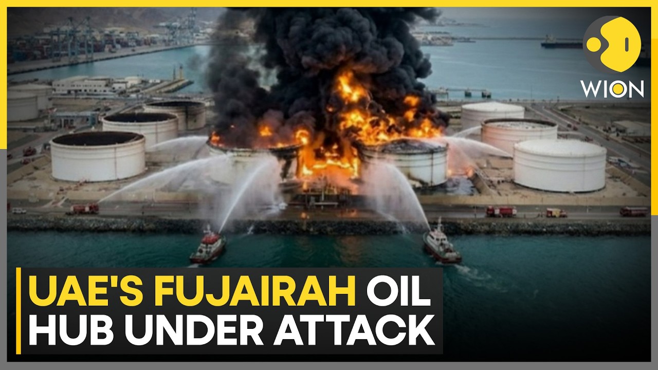 UAE Fujairah Oil Port Disrupted by Iranian Drone Attack  | WION